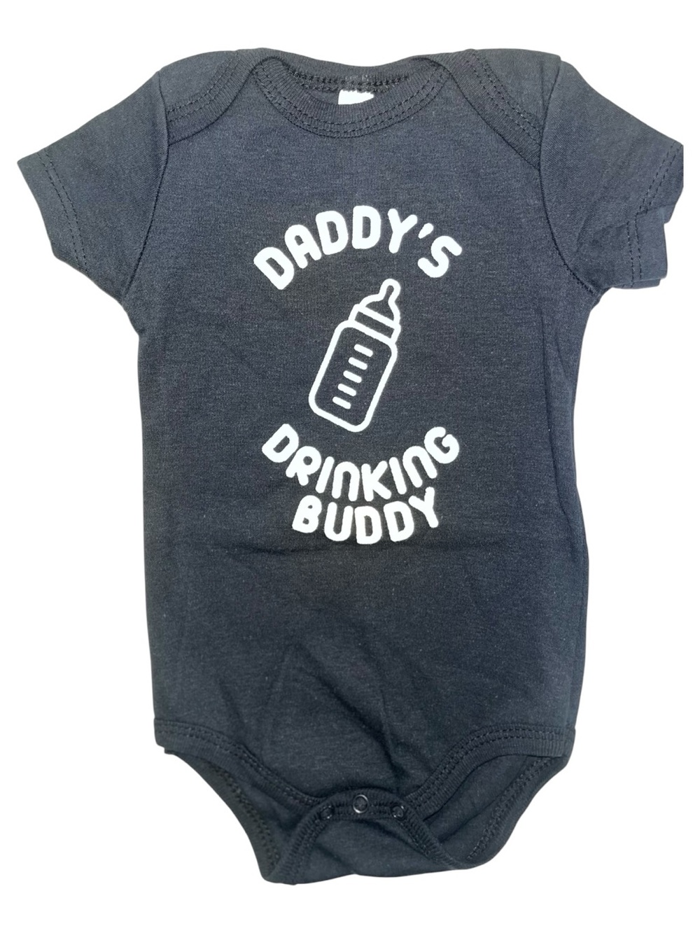 Daddy’s Drinking Buddy White Newborn Baby Bodysuit